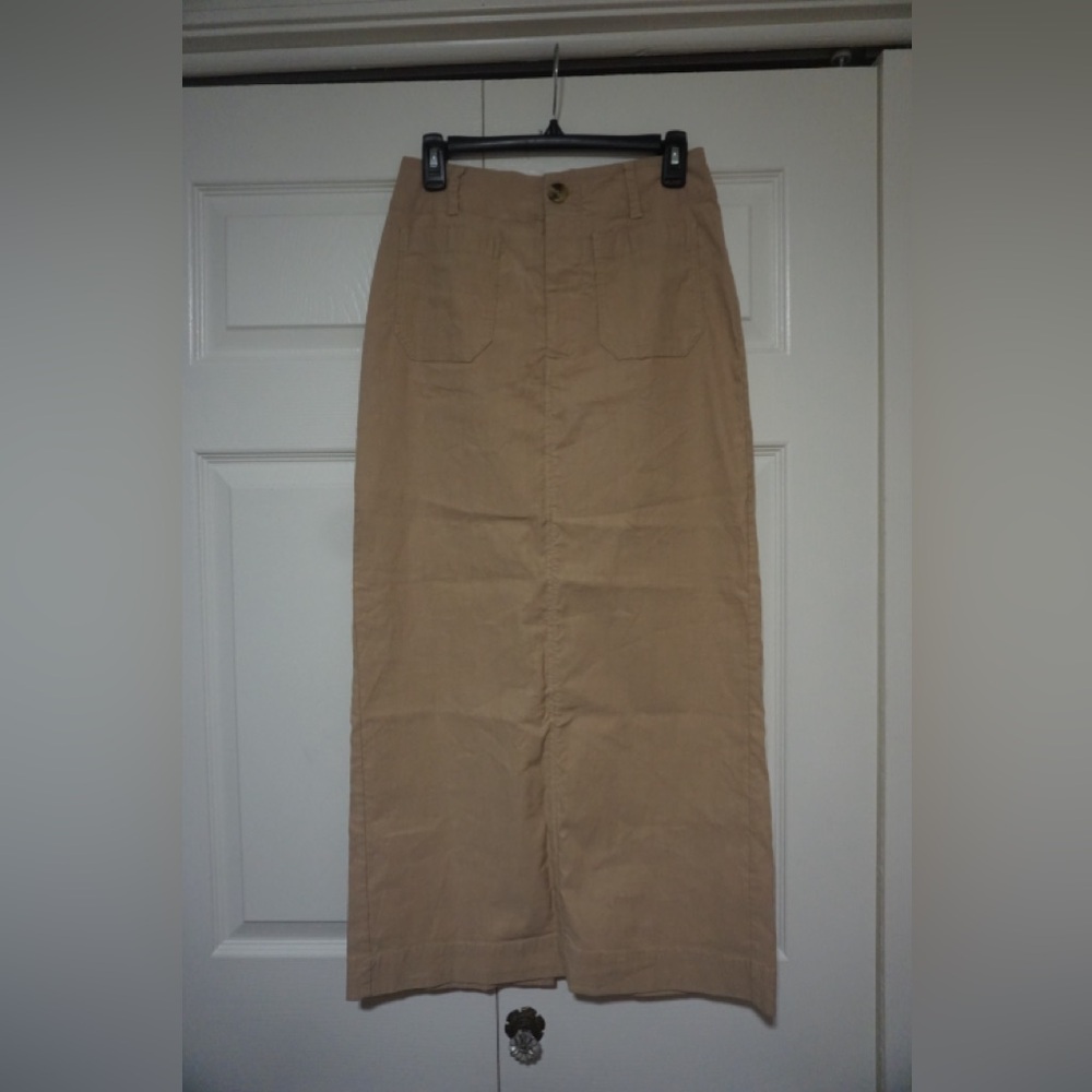 Maeve Tan Maxi Skirt